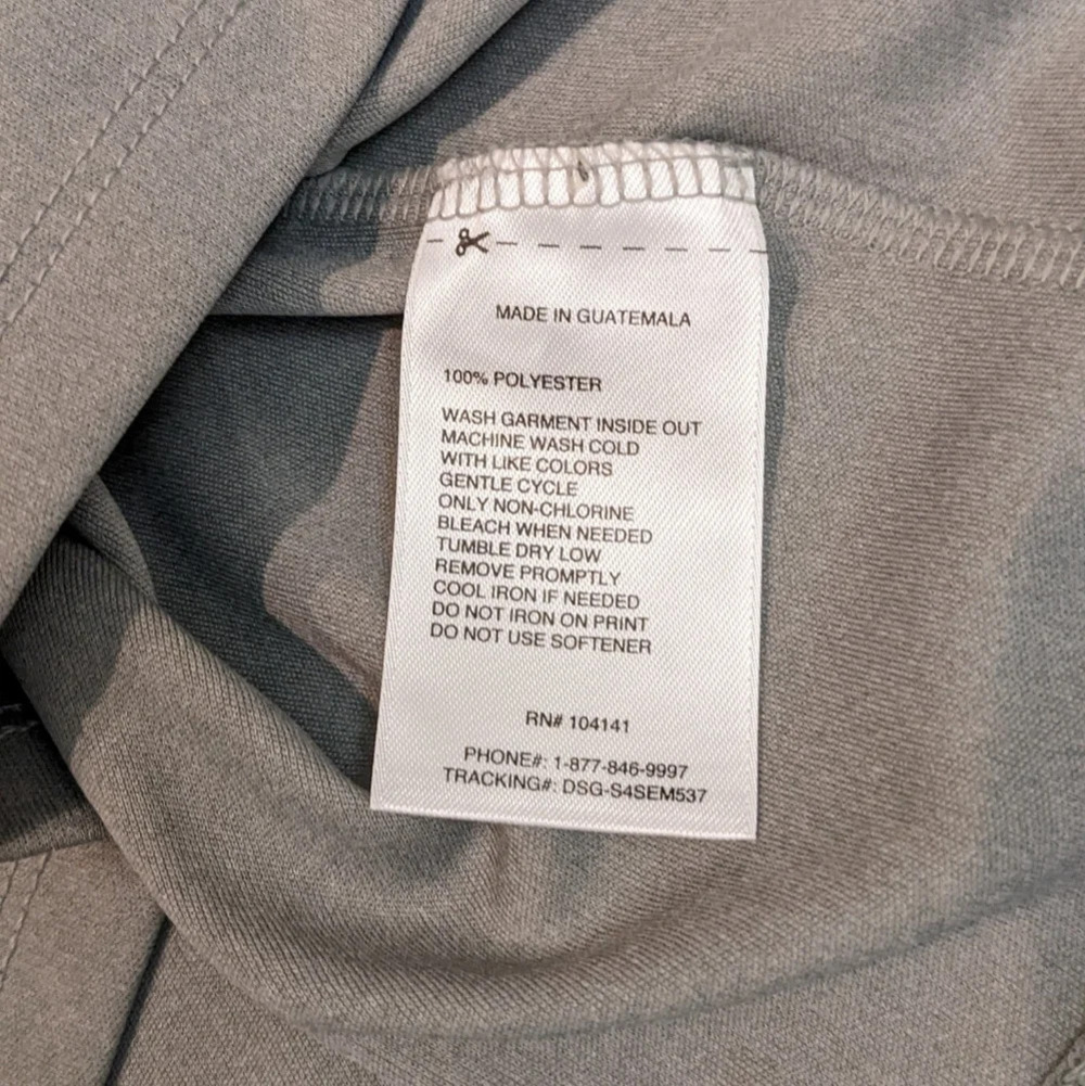 Boys Gray Moisture Wick Active Wear DSG T-Shirt - Picture 6 of 6